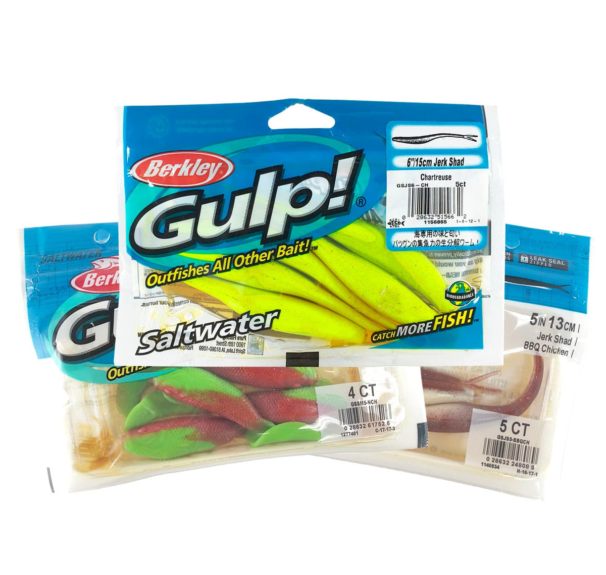 Berkley Gulp Snapper Soft Plastics Pack