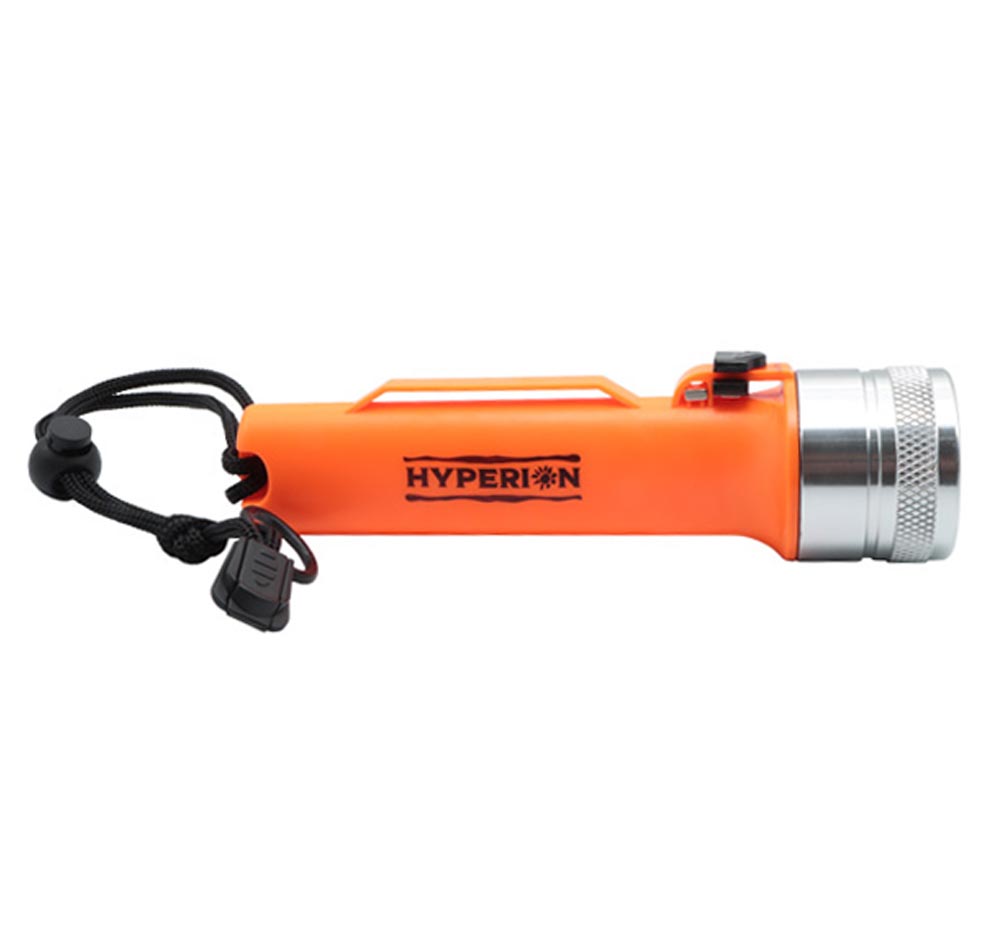 Hyperion FL350 Dive Torch Side View