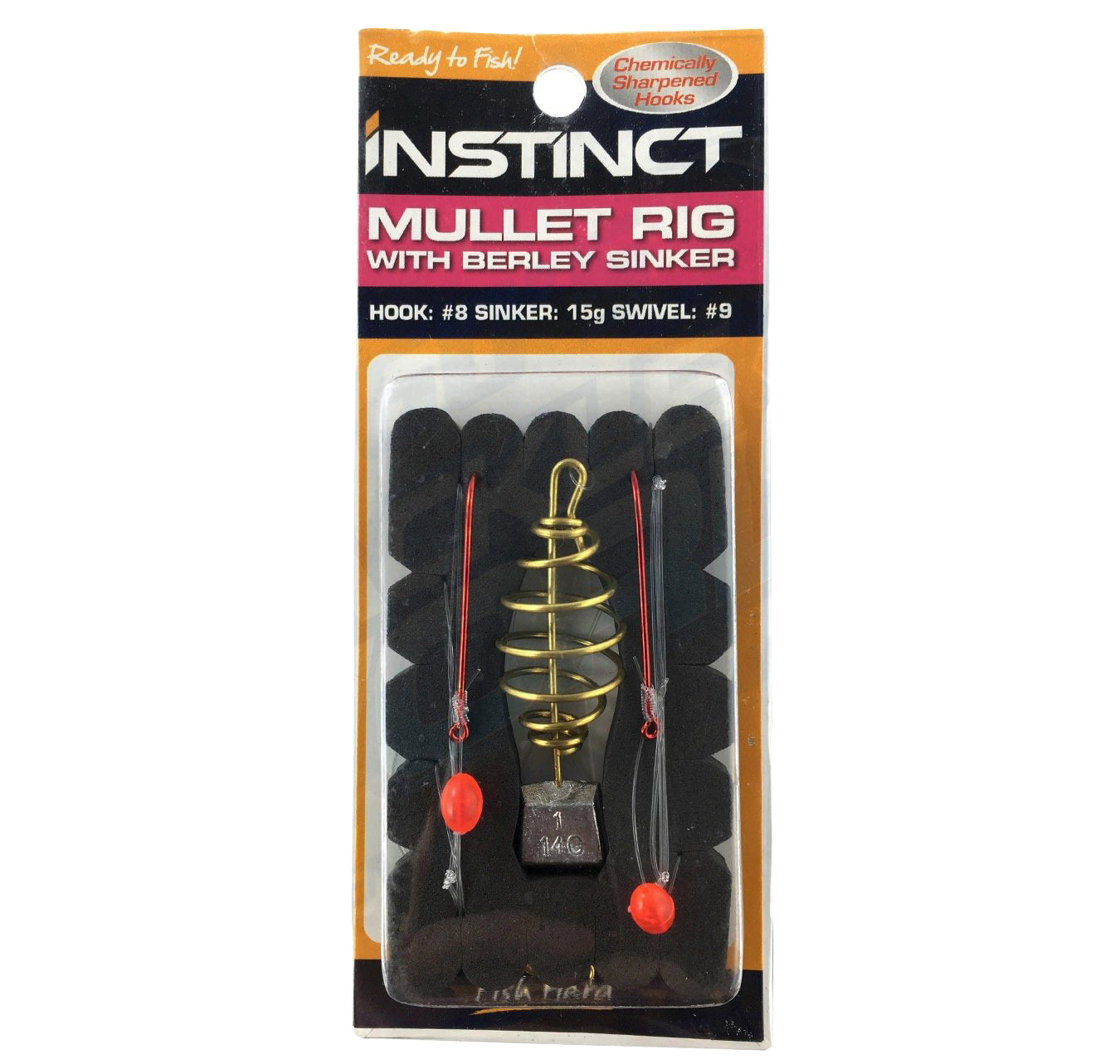 Grey Mullet Rig Instinct Mullet Rig with Berley Sinker - Fergo's Tackle World
