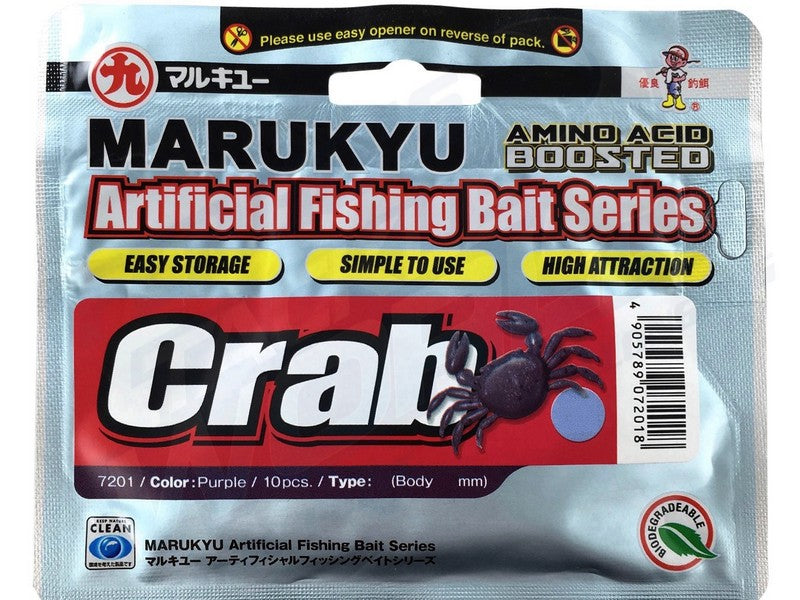 Marukyu Biodegradable Crab Soft Plastics Medium