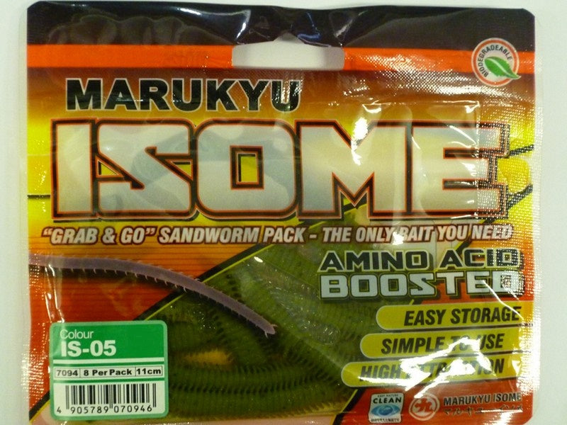 Marukyu Isome Biodegradable Worm Soft Plastics XLarge