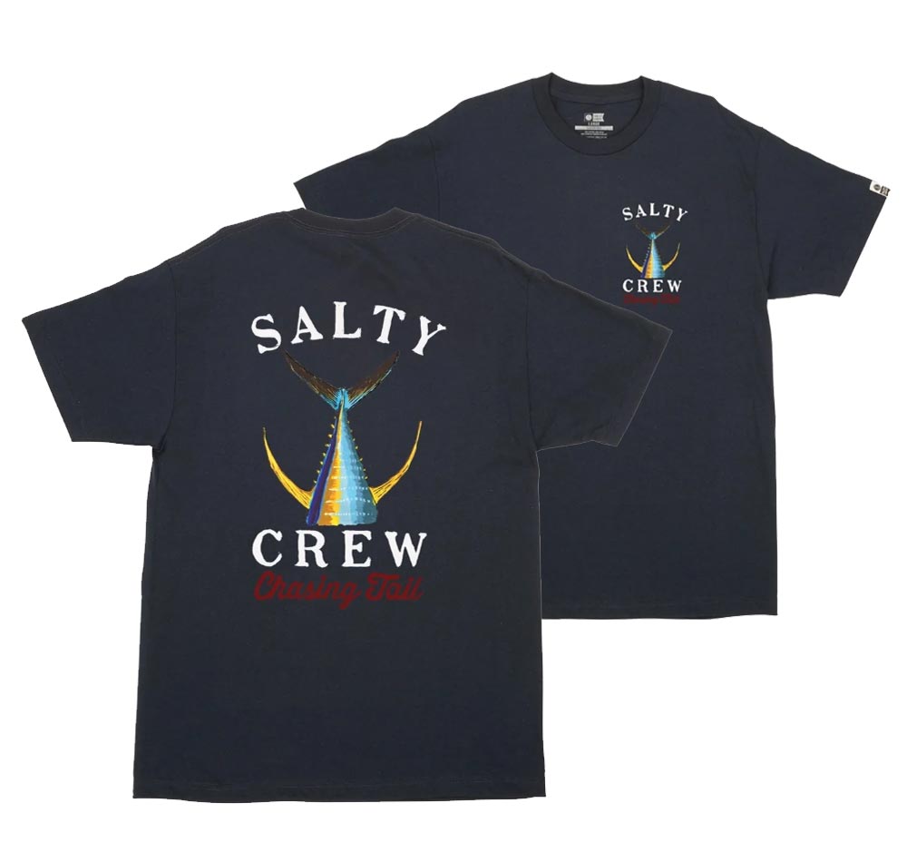 Salty Crew &#39;Tailed&#39; Navy T-Shirt