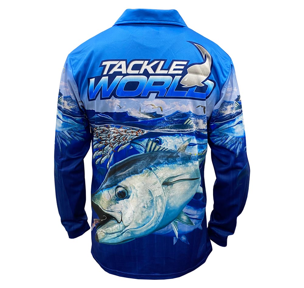 Samaki Tackle World Bluefin V2 Fishing Shirt Back View