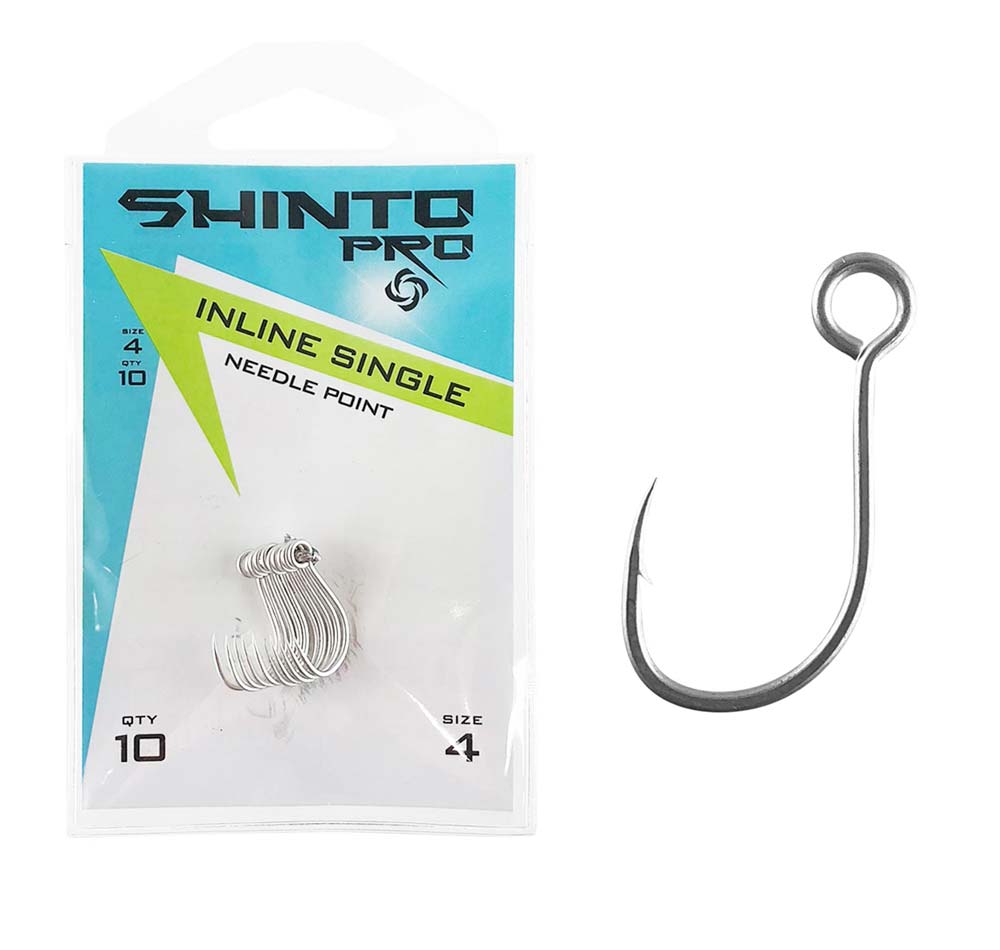 Shinto Pro Inline Single Matte Tin Hook