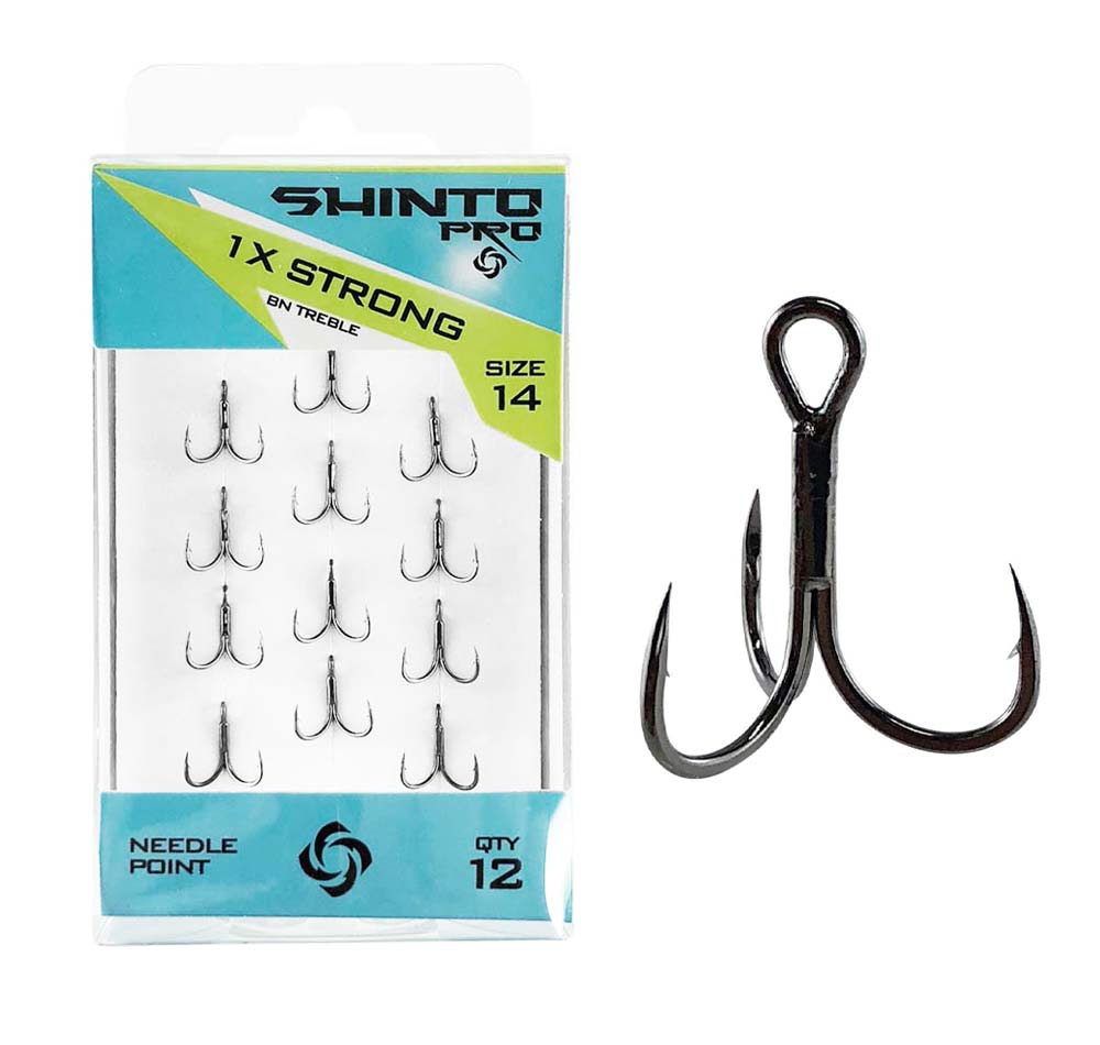Shinto Pro Treble 1X Strong Black Nickel Hook