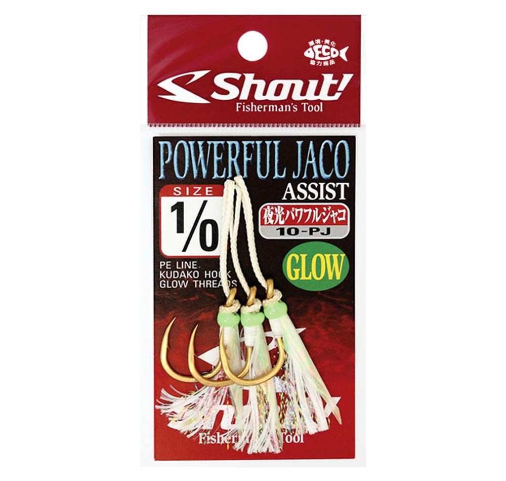 Shout Power Jaco Glow Assist Hooks 3pk