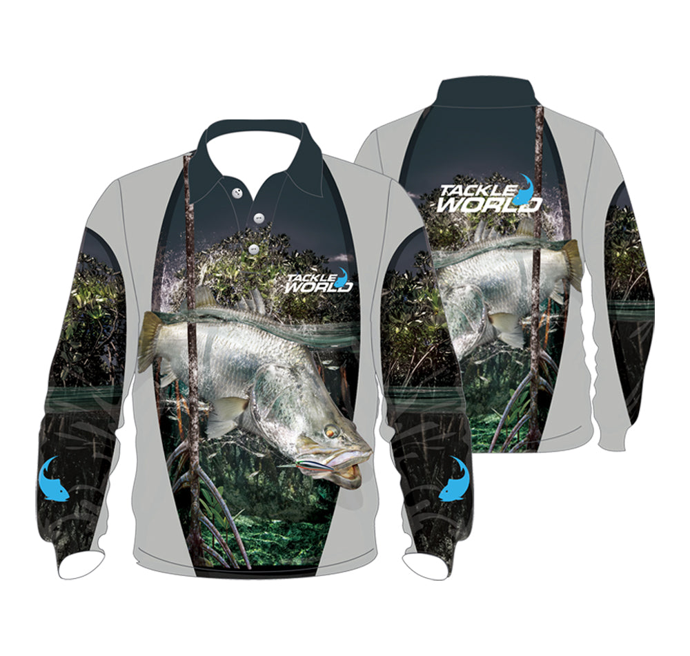 Tackle World Mens Barra Fishing Shirt