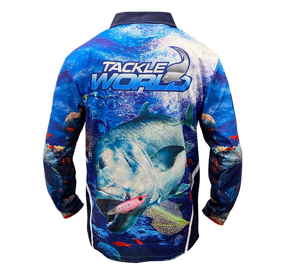 Tackle World Angler Series GT Kids Fishing Shirt Back