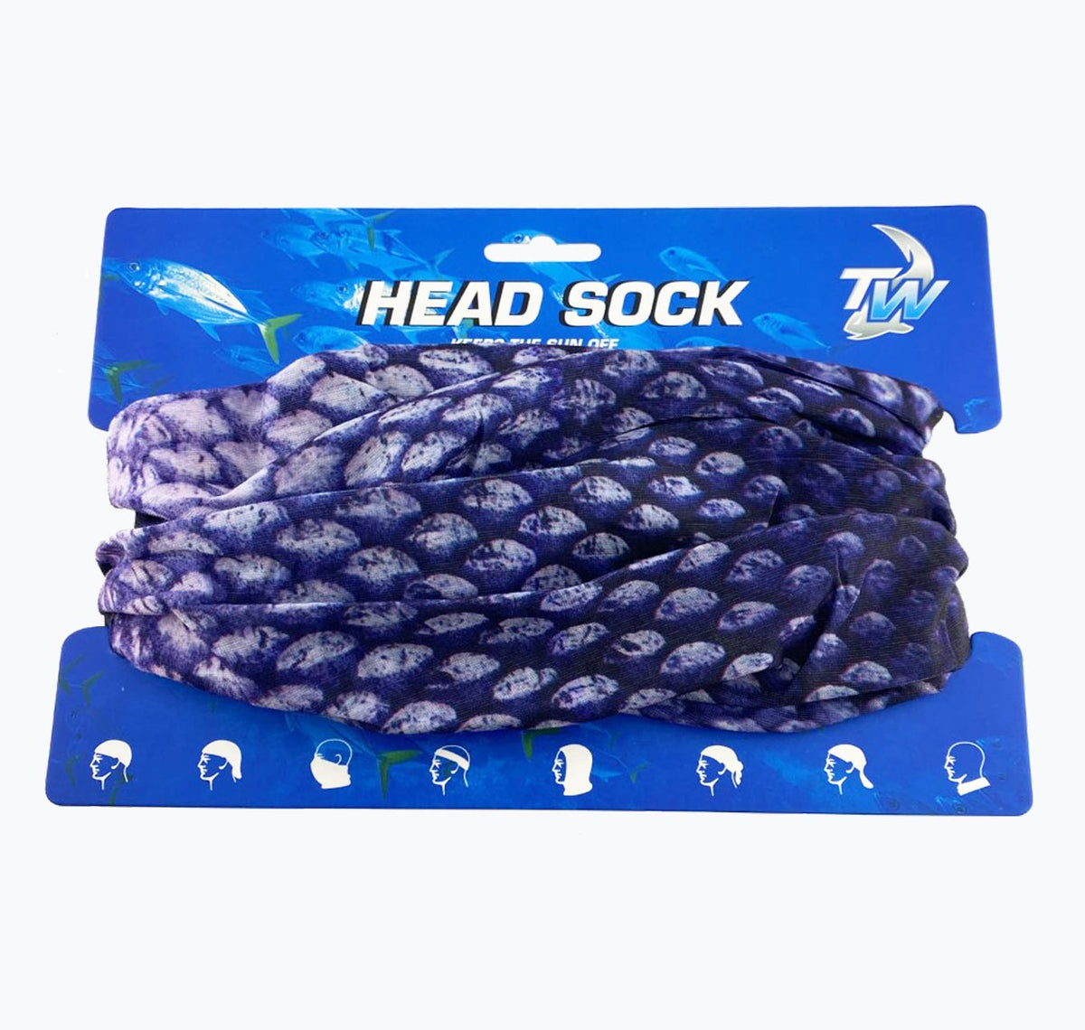 Tackle World Fish Scale Head Sock