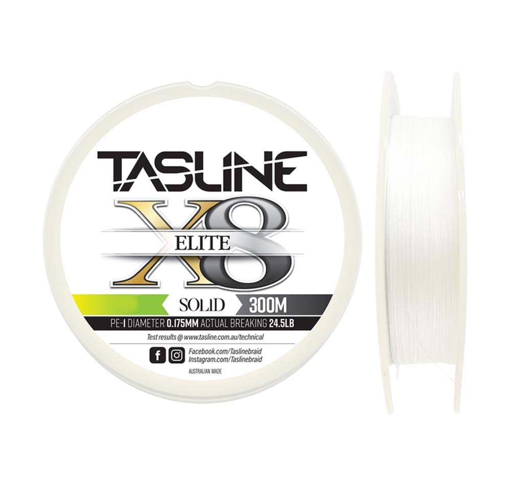Tasline Elite White X8 Braid 300m