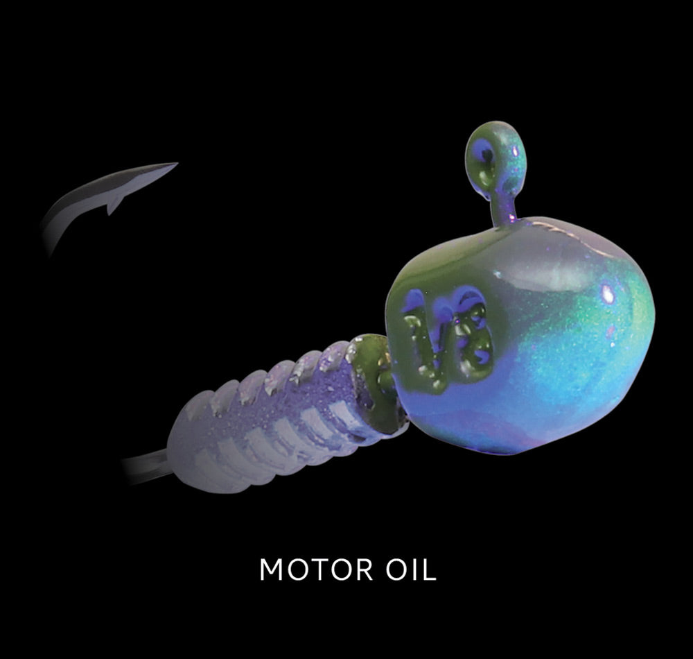 TT HeadlockZ Finesse UV Jig Heads Motor Oil active